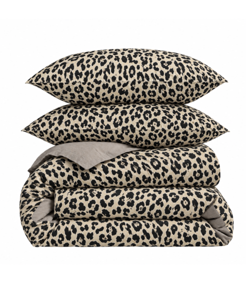 Satīna gultas veļa „Exotic Leopard“. Satīna gultas veļa