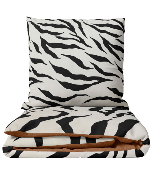 Satīna gultas veļa „Exotic Zebra“. Satīna gultas veļa