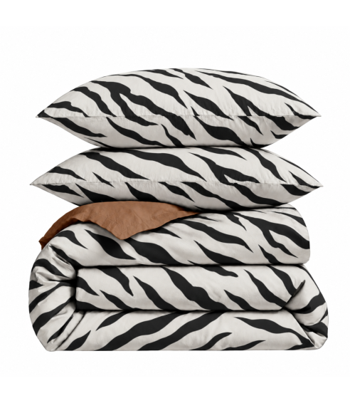 Satīna gultas veļa „Exotic Zebra“. Satīna gultas veļa