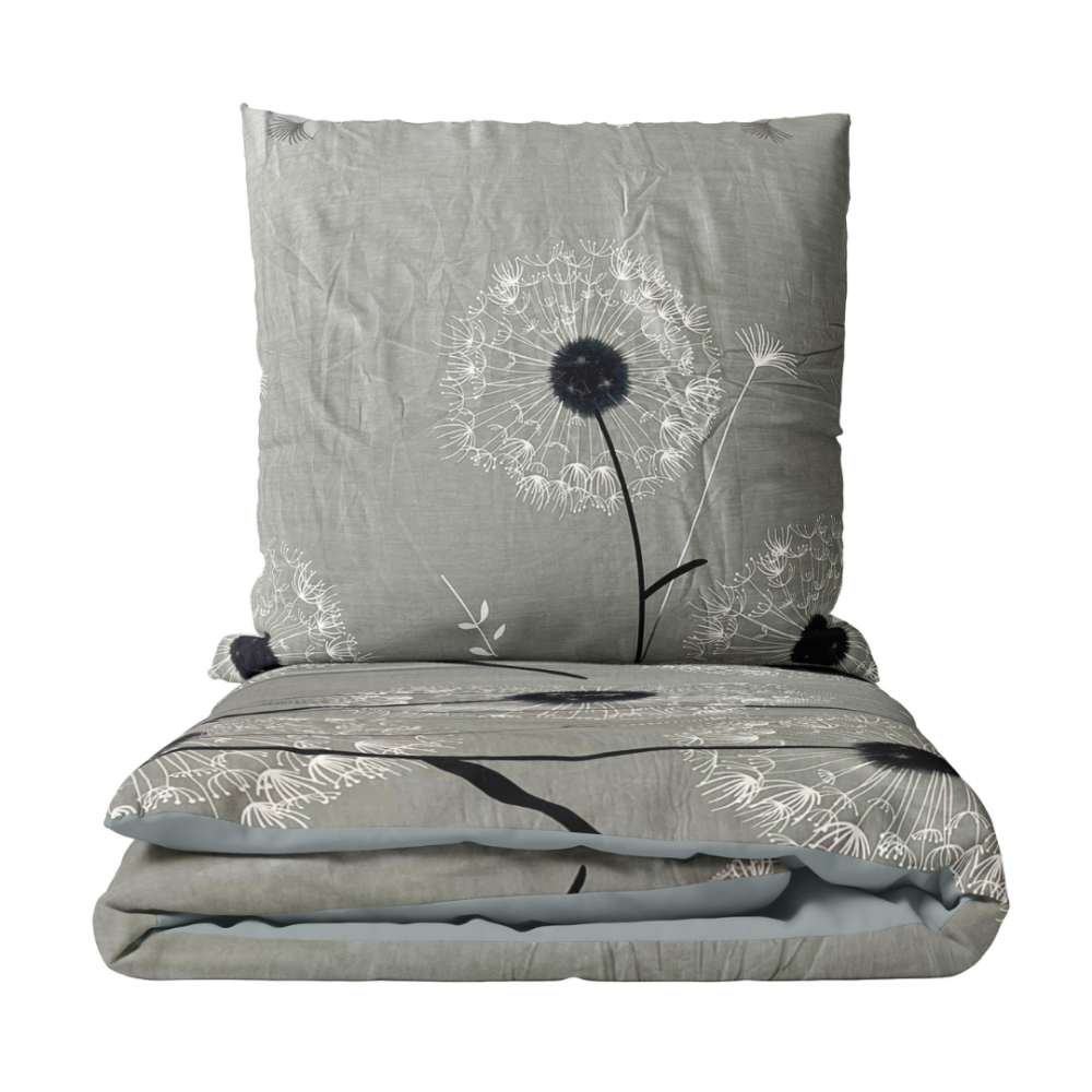 Satīna gultas veļa „Final Bloom“. Satīna gultas veļa, 200x200 cm, 200x220 cm