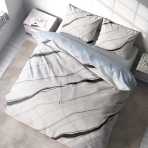 Satīna gultas veļa „Heavenly Haze“. Satīna gultas veļa, 200x220 cm