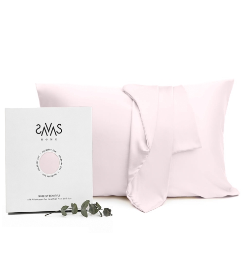 Zīda spilvendrāna „Luxe Pink“. Zīda spilvendrāna