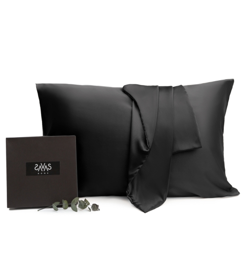 Zīda spilvendrāna „Obsidian Silk“. Zīda spilvendrāna
