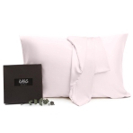 Zīda spilvendrāna „Luxe Pink“. Zīda spilvendrāna