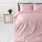 Zīda gultas veļas komplekts „Antico Silk“. Vienkrāsaina gultas veļa, 200x220 cm. Pasteļrozā zīda gultas veļa ar greznu spīdumu Zīda gultas veļas komplekts „Antico Silk“. Vienkrāsaina gultas veļa, 200x220 cm. Pasteļrozā zīda gultas veļa ar greznu spīdumu