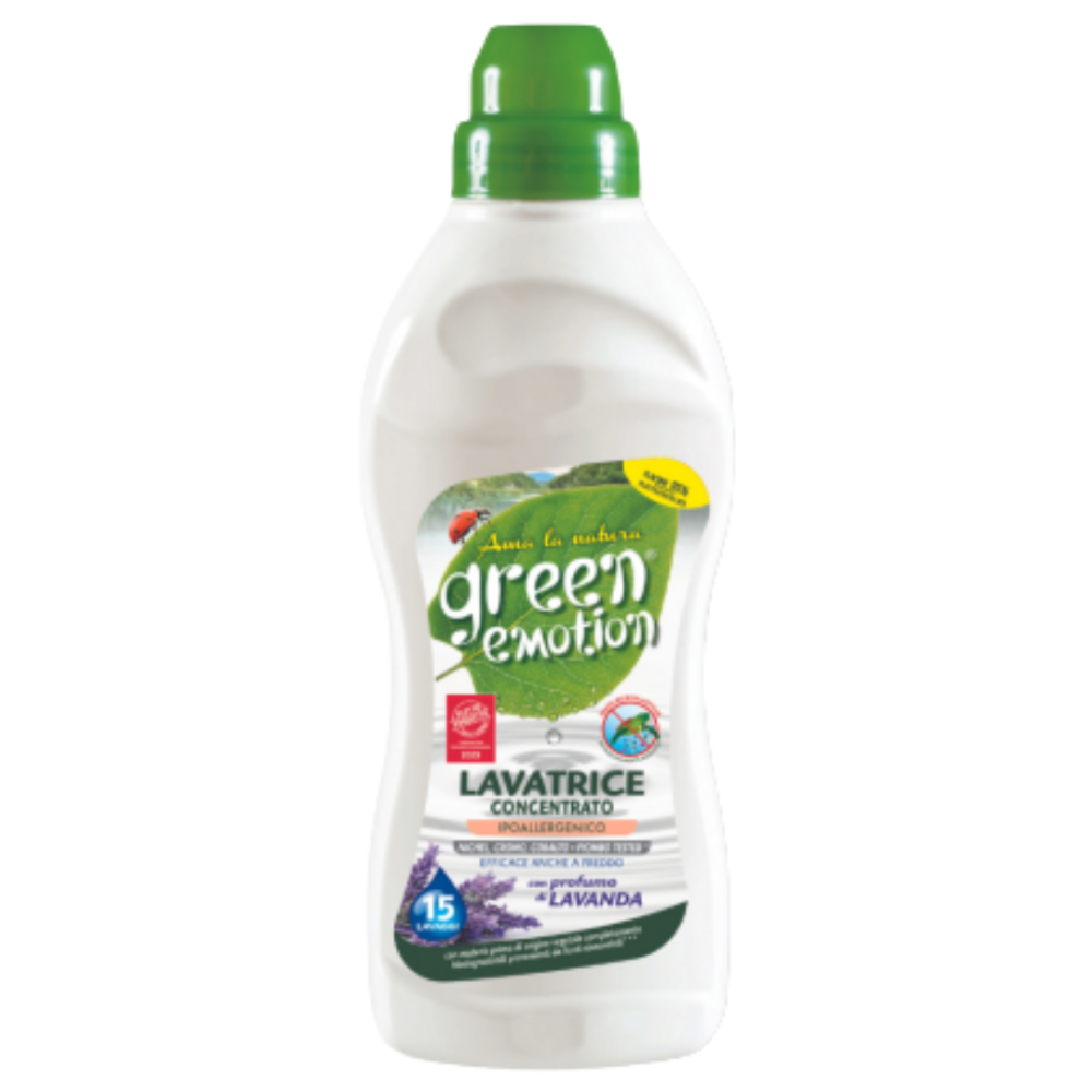 Mazgāšanas līdzeklis „Green emotion Lavanda detergent“. Tīrītāji. Mazgāšanas līdzeklis "green emotion" ar lavandas aromātu