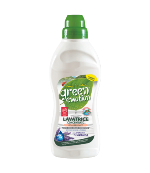 Mazgāšanas līdzeklis „Green emotion Lavanda detergent“. Tīrītāji