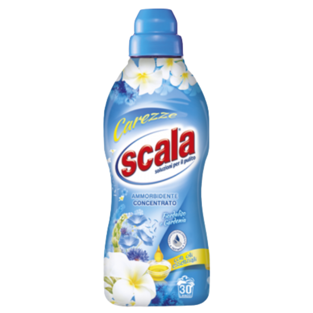 Veļas mīkstinātājs „Scala Gardenia Softener“. Tīrītāji. Veļas mīkstinātājs ar gardēniju un rudzupuķi
