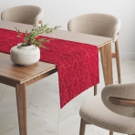 Galda celiņš „Red Baroque“. Galdauti, 40x120 cm, 40x140 cm, 40x180 cm, 40x200 cm