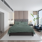 Tencel gultas veļas komplekts "Green". Gultas veļas komplekti 200x220, 200x220 cm