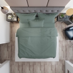 Tencel gultas veļas komplekts "Green". Gultas veļas komplekti 200x220, 200x220 cm