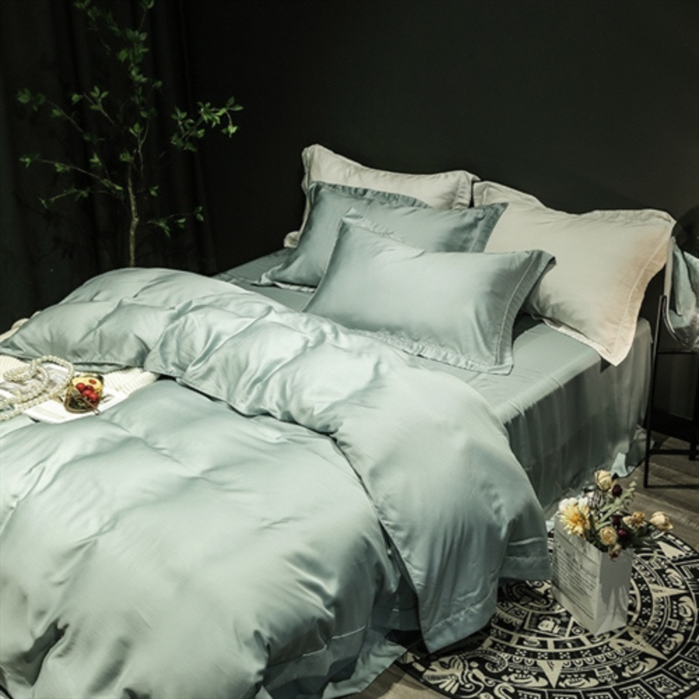 Tencel gultas veļas komplekts "Mintscape". Tencel gultas veļa, 200x230 cm