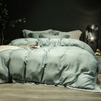 Tencel gultas veļas komplekts "Mintscape". Tencel gultas veļa, 200x230 cm