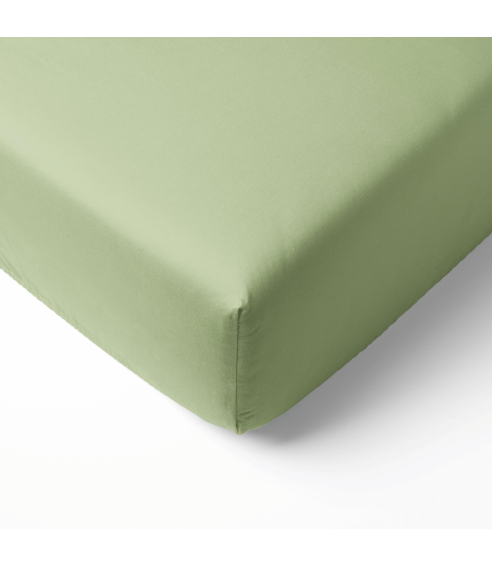 Jersey palags ar gumiju „Olive“. Palags ar gumiju 90x200