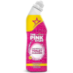 Tualetes tīrīšanas līdzekļi “Toilet cleaner The Pink Stuff”. Tīrītāji. Pink stuff tualetes tīrīšanas līdzeklis mirdzoši tīrai vannas istabai.