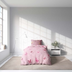 Bērnu gultas veļas komplekts „Blushing Butterflies“. Bērnu gultas veļa, 140x200 cm