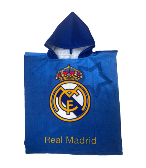 Bērnu poncho „Real Madrid“. Dvieļi