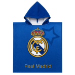 Bērnu poncho „Real Madrid“. Vannas istabas aksesuāri. Mīksts kokvilnas bērnu pončo ar „real madrid“ emblēmu. Bērnu poncho „Real Madrid“. Vannas istabas aksesuāri. Mīksts kokvilnas bērnu pončo ar „real madrid“ emblēmu.