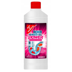 Kanalizācijas tīrītājs “Power liquid Edeka”. Tīrītāji. Efektīvs šķidrs cauruļu tīrītājs, lai notīrītu aizsprostojumus un uzturētu tīras, brīvi plūstošas caurules.
