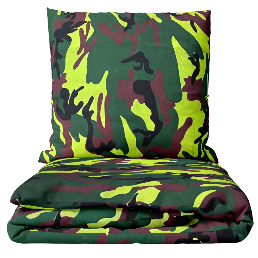 Vienvietīgas gultas veļas komplekti "Camouflage". Bērnu gultas veļa, 140x200 cm, 160x200 cm