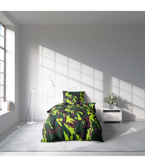 Vienvietīgas gultas veļas komplekti "Camouflage". Bērnu gultas veļa