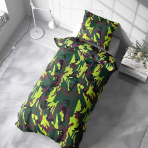 Vienvietīgas gultas veļas komplekti "Camouflage". Bērnu gultas veļa, 140x200 cm, 160x200 cm