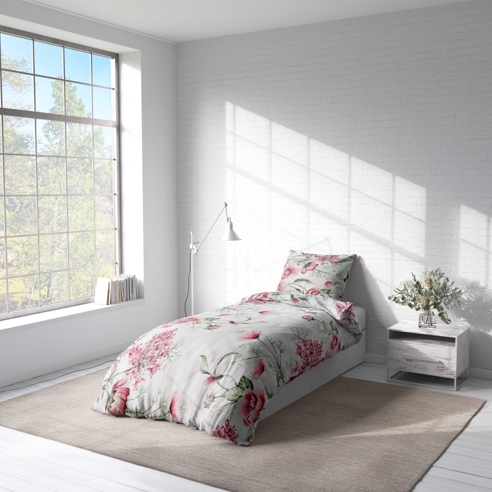 Vienvietīgas gultas veļas komplekti "Pristine". Gultas veļas komplekti 140x200, 140x200 cm, 150x200 cm, 160x200 cm