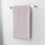 Vannas dvielis „Blush Economic Towel“. Dvieļi, 60x35 cm, 100x45 cm. Gaiši rozā dvielis bez rakstiem, vienā dizainā