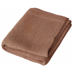 Vannas dvielis „Brown Economic Towel“. Dvieļi, 60x35 cm, 100x45 cm. Brūns dvielis bez rakstiem ar smalku joslu apakšā