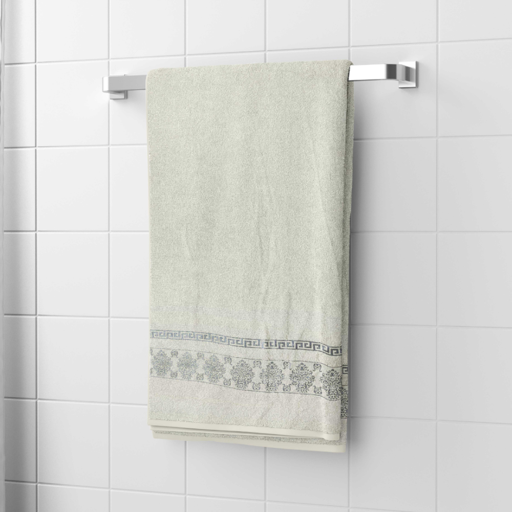 Vannas dvielis „Moreng“. Dvieļi, 70x140 cm. Mīksts balts dvielis, kas piešķirs vannas istabai pārlaicīgu un klasisku izskatu.