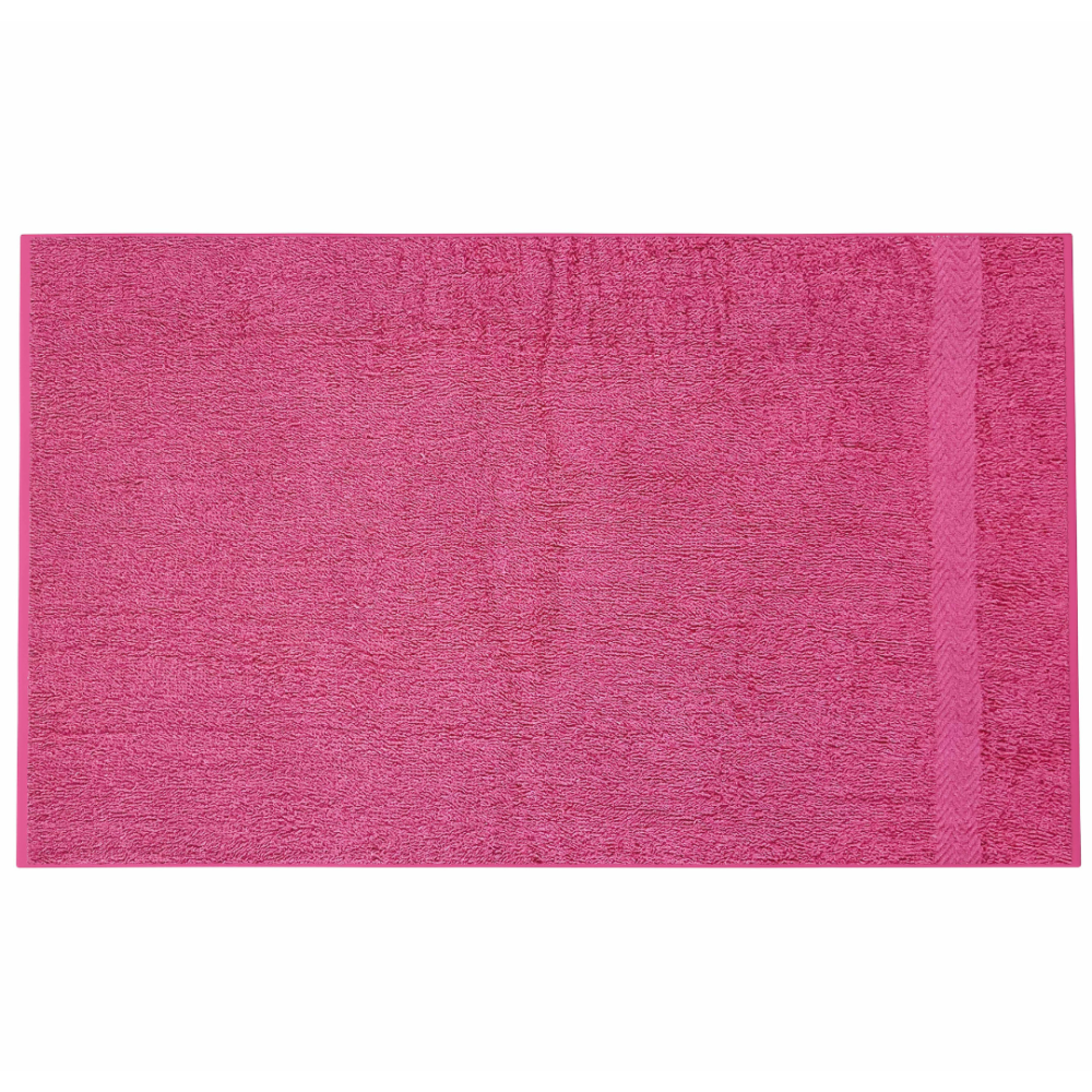 Vannas dvielis „Raspberry Economic Towel“. Dvieļi, 60x35 cm, 100x45 cm. Divpusējs rozā dvielis minimālistiskā vannasistabā