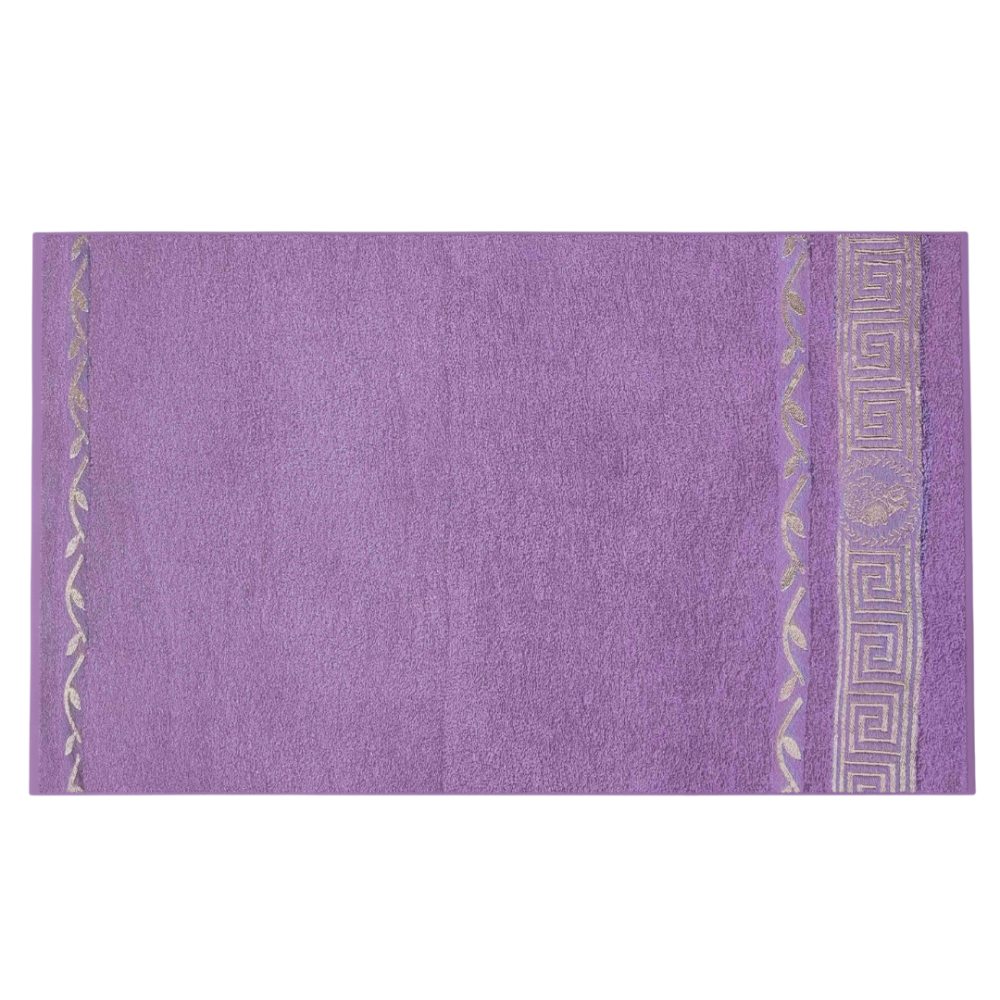 Vannas dvielis „Violet olympian“. Dvieļi, 50x100 cm, 70x140 cm. Grezns dvielis ar augstas kvalitātes audumu un unikālu dizainu.