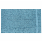 Vannas dvielis „Waterloo Economic Towel“. Dvieļi, 60x35 cm, 100x45 cm. Viegli zils dvielis modernā vannas interjerā