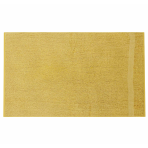 Vannas dvielis „Yellow Economic Towel“. Dvieļi, 60x35 cm, 100x45 cm. Spilgti dzeltenais dvielis minimālistiskā vannas interjerā